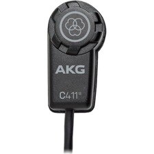 Harman AKG C411 PP Miniature Condenser Lavalier Microphone (2571H00040)