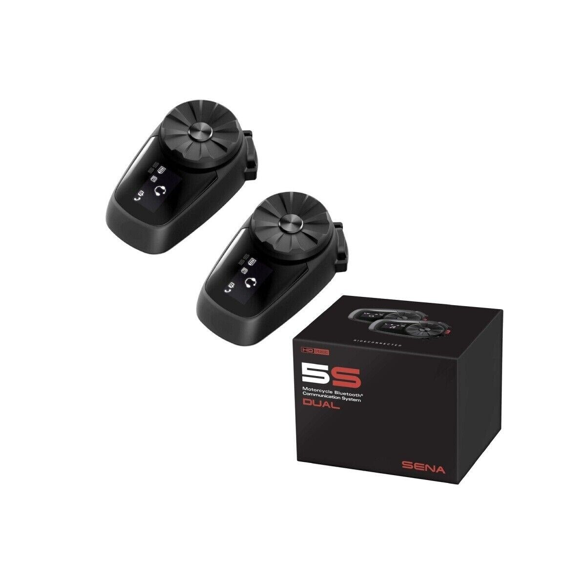 Sena 5S-02D Motorcycle Bluetooth Communication System Dual Pack