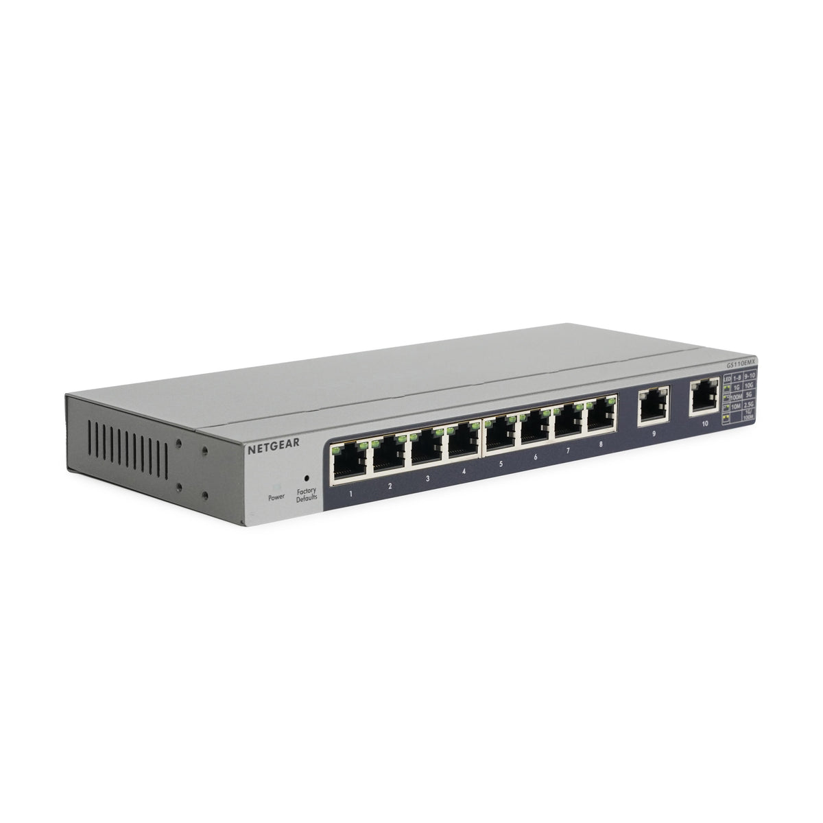 Netgear GS110EMX 8-Port Smart Managed Plus Gigabit Switch (GS110EMX-100NAS)