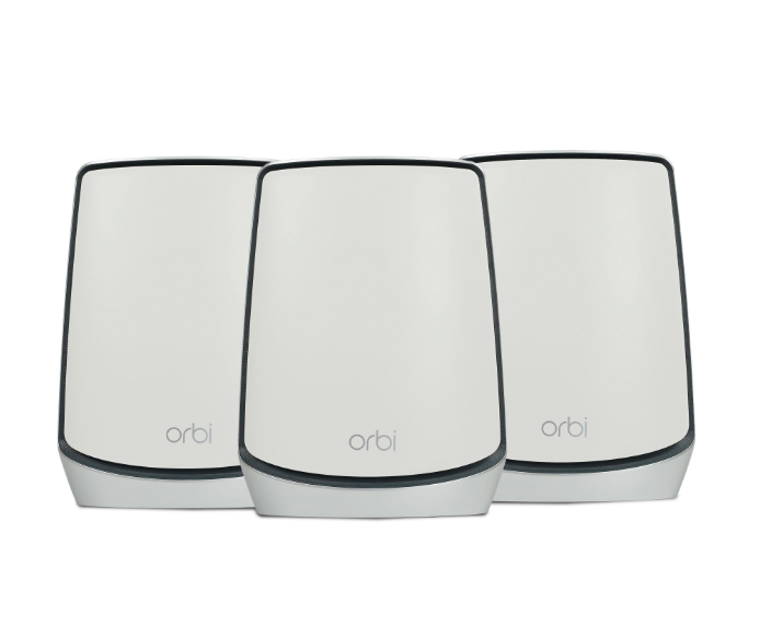 Netgear Orbi RBK853 AX6000 Tri-Band Mesh WiFi 6 System (3-pack) - White (RBK853-100NAS)